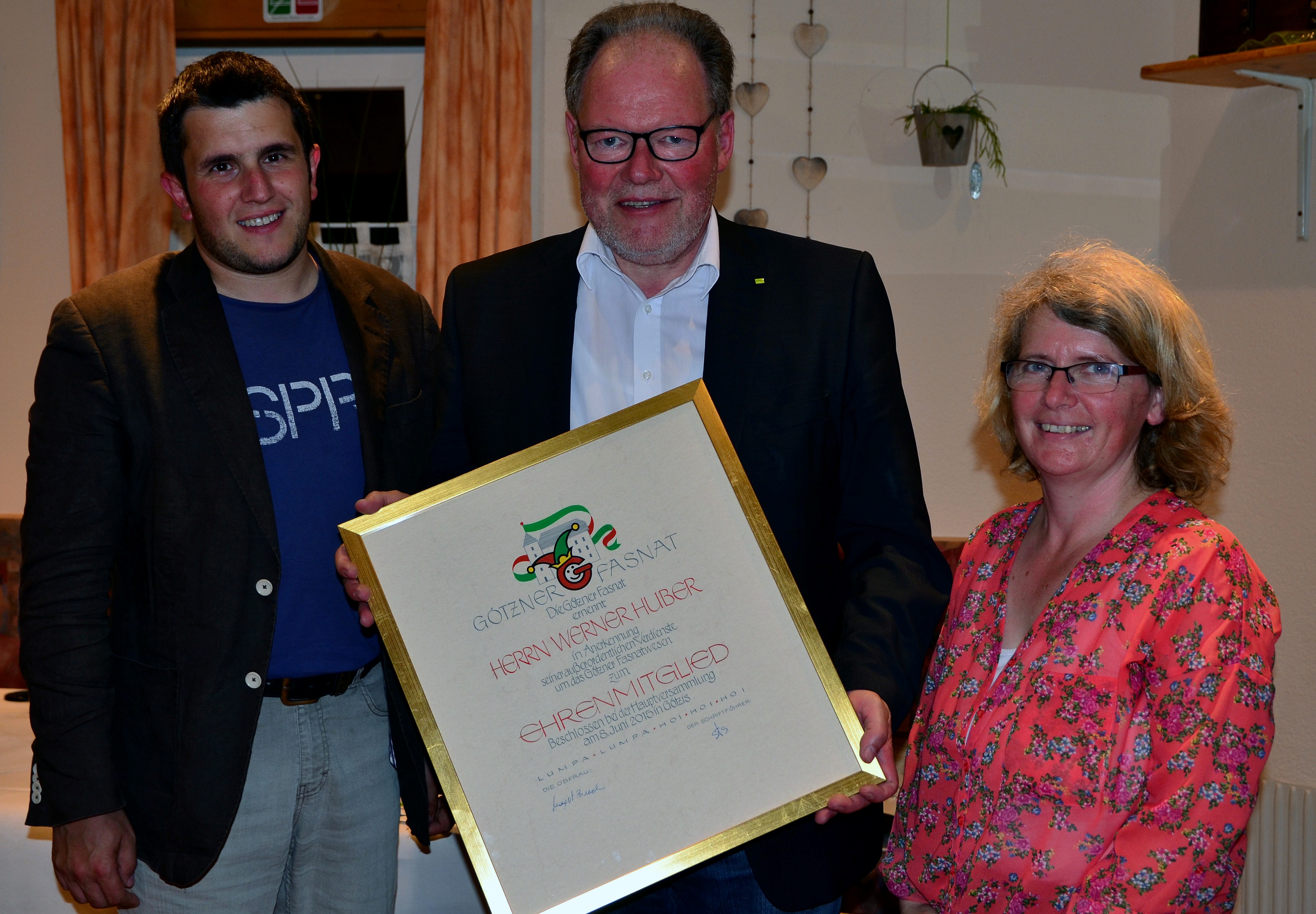 Neues Ehrenmitglied für Götzner Fasnat