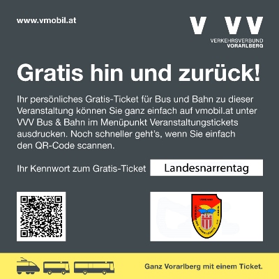 Freifahrt zum Landesnarrentag in Hohenems