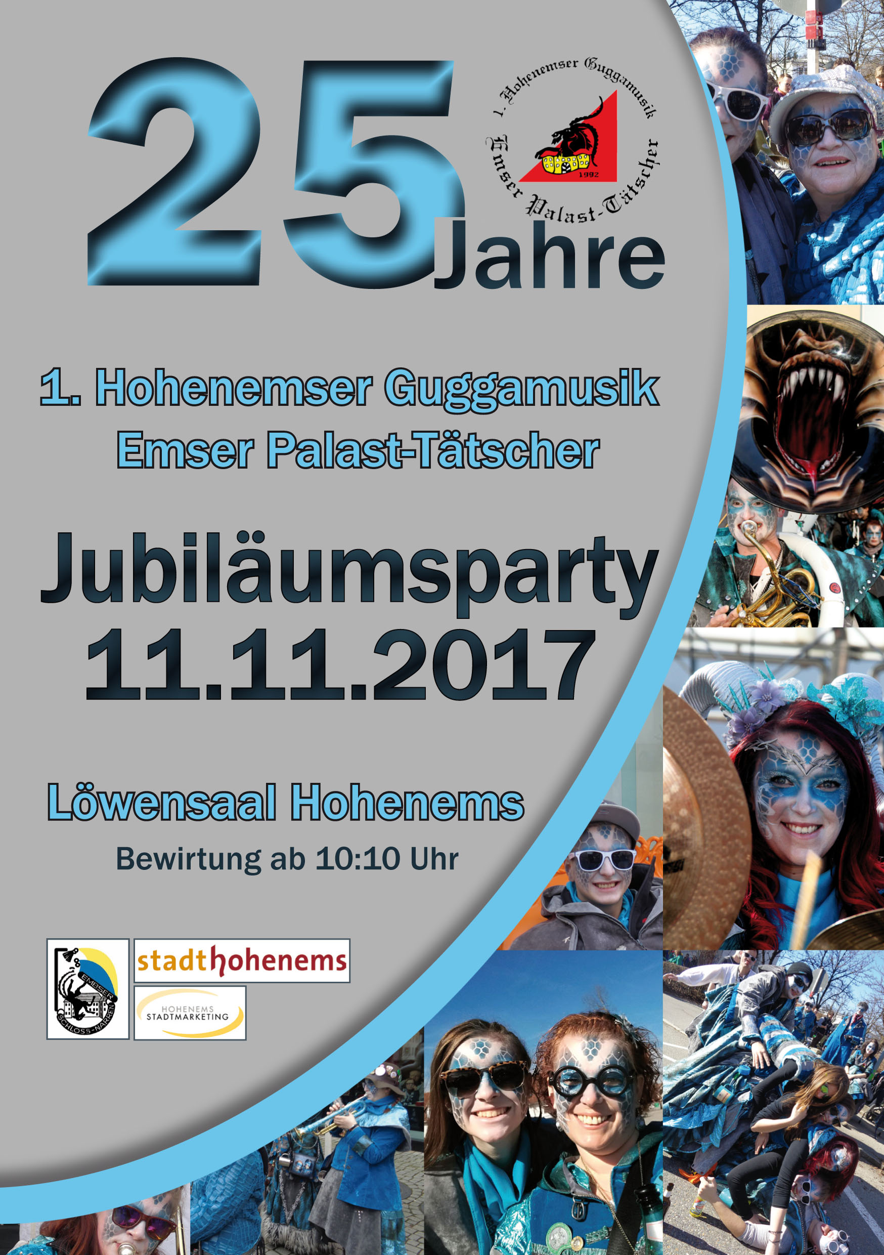 25 Jahre Emser Palast T tscher VVF Vorarlberger Fasnat Portal