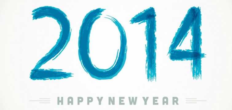 Glückliches Neues Jahr 2014