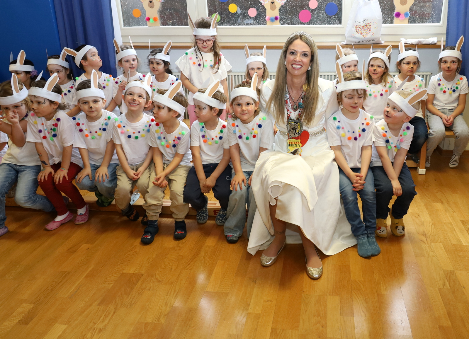 Prinzessin Tanja bei den Kindergartenbesuchen